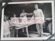 Original Foto WK2 Brot Backofen Verpflegung Bäckerei A005-115