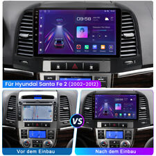 9" Android 12 Autoradio Mit GPS Navi WIFI + Kamera Für Hyundai Santa Fe II 2 CM