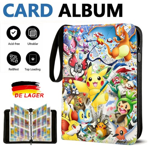 Pokemon sammelalbum 900 karten - sammelalbum,