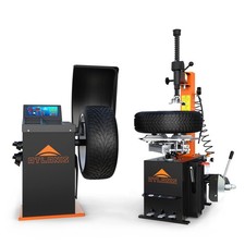 Reifen Montiermaschine Montiergerät und Wuchtmaschine Auswuchtmaschine Reifen