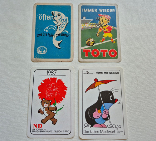 Ddr werbung reklame 4x - ddr,