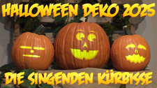 ?Die Singenden KÜRBISSE 2025 (Halloween, Deko, Beamer)?