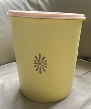 Tupperware Behälter gelb Sonnendeckel Vorratsdose ca. 3L gebraucht