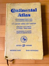 CONTINENTAL ATLAS Edition 27, Deutschland  Europa, Autobahnen - Hotels - Golf,