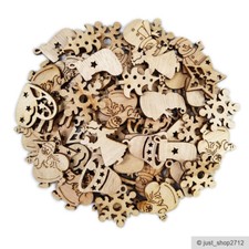 25/50/100 Holz Ornamente