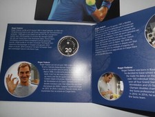 Schweiz  20 CHF Roger Federer im Folder 2020   only 5000 !