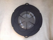 Kochblume ++Überkochschutz für Töpfe/Pfannen++anthrazit+ Durchmesser ca. 29 cm