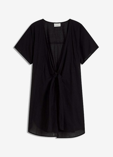 Transparente strandbluse - transparente,