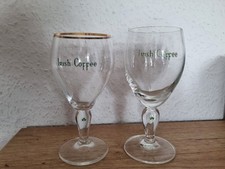 2 Irish Coffee Gläser, Originale mit dem Kleeblatt