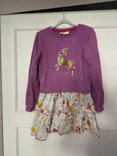 Kleid mini boden 128 - gr.,