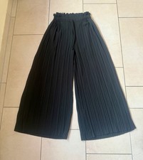 Blue Vanilla Hose 7/8 Schwarz Plissiert Schlupfhose 40 M-L