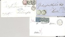 Thurn & Taxis, 3 Briefe mit
