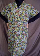 Nylon Dederon kittel schürze Vintage  Apron M 53-Original 70er Jahre