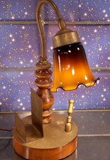 antik Tisch Lampe Messing