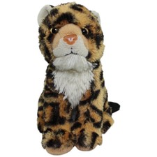 Süßer Leopard, sitzend