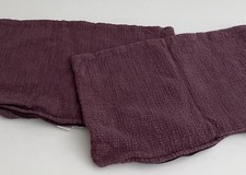 2er Set Kissenhüllen v. Depot m. RV 47 cm x 27 cm Lila