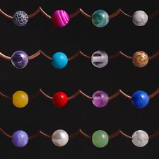 Edelstein Anhänger A-G  8 10 12 14 16 18 20 mm Grossloch Kugeln Kugel gebohrt