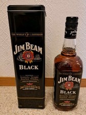 Jim Beam Black (1990er) mit Blechdose 