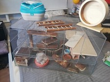 Großes Nagerterrarium, Großer Mäusekäfig, Hamsterkäfig Mit Zubehör 75x45