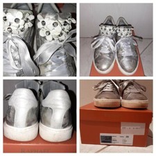 Raphael Cologne Sneaker / Turnschuhe in Größe 39, Camouflage Silberfarben 