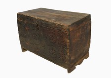 Antique treasure Dowry Chest box Antik nomaden Truhe Kiste Afghanistan Nr:22/M