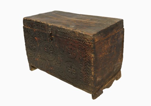 Antique treasure dowry chest - antique,