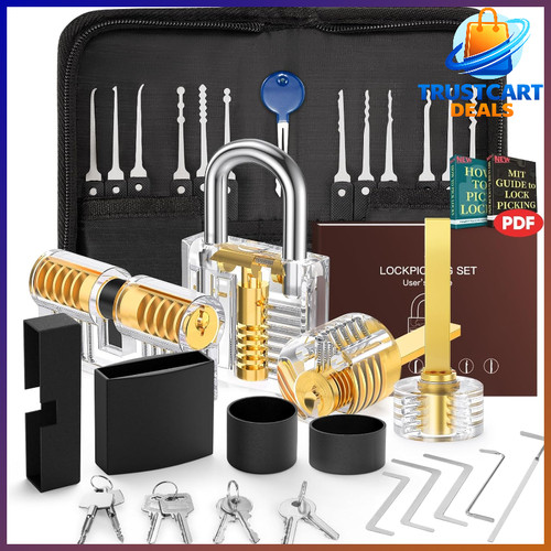 Lockpicking set teilig mit - lockpicking,