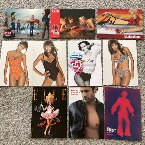 10x postkarten sammlung 90s - postkarten,