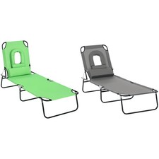 Outsunny Sonnenliege klappbar