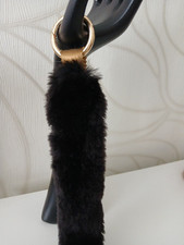 Echtfell Taschenanhänger Herren  Schlüsselanhänger Geschenkidee  Biber Geschoren