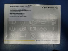 Bedienungsanleitung Bordmappe auf deutsch aus 05/1990  KADETT E 1.4 FLIEßHECK 3