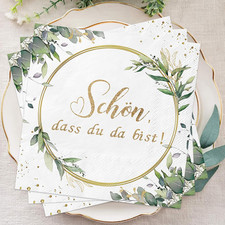 80Stück Servietten Schön
