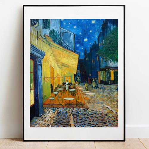 Kunstdruck van gogh cafe - kunstdruck,