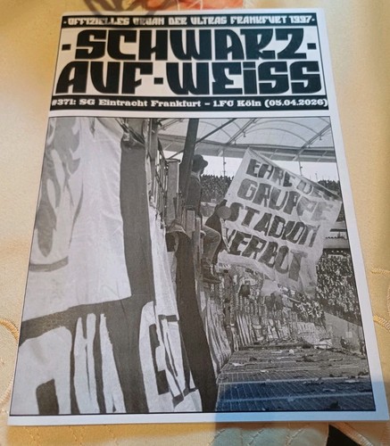 Fanzine ultras flyer schwarz - fanzine,