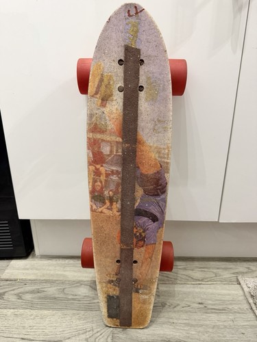 Vintage ampul skateboard mit - vintage,