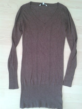 Damenpullover Longpullover Strickpullover Gr. S braun
