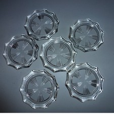 Kristall - Glas Snack - ? Teller 6 teilig ca. 9m