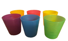 6Bunte Trinkbecher