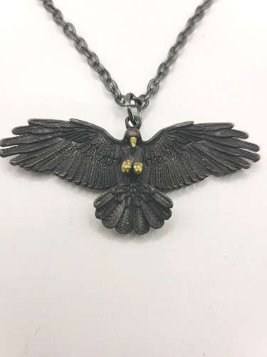 Adler rabe anhänger - rabe, schwarz