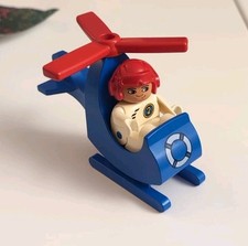 Lego Duplo blauer Hubschrauber
