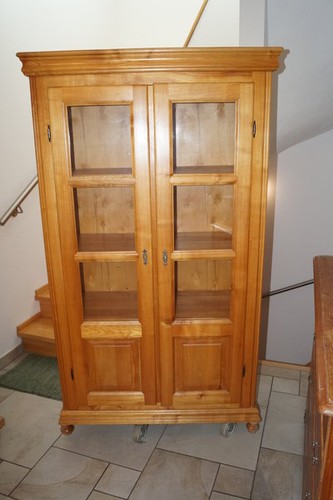 Glasvitrine massivholz in - massivholz,