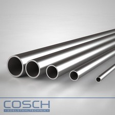 Edelstahl Rundrohr V2A geschliffen bis 2000 mm, Edelstahlrohr High Quality