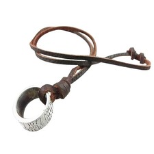  Braune Lederkette Für Herren-Alltagskleidung Halskette Männer Schmuck