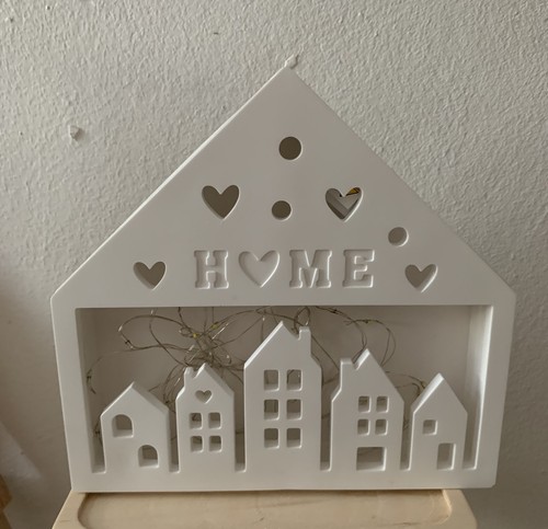 Deko haus home mit led - -home,