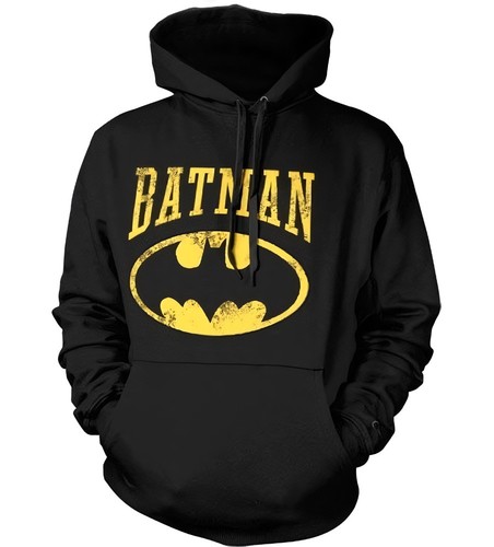 Batman vintage hoodie black - batman,