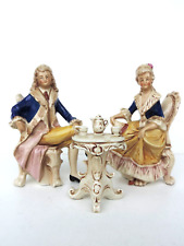 ALTE FIGUREN PORZELLAN BEMALT