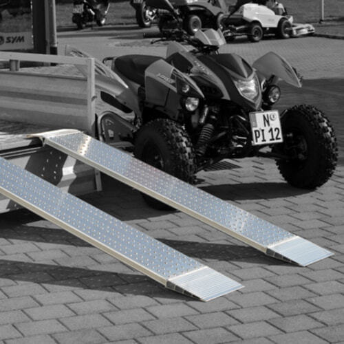 Aluminium auffahrrampe - aluminium,
