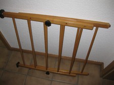 Türabsperrgitter, Kindersicherung, Holz, gebraucht, älteres Modell