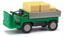 E-Karre Balkancar mit Ladung grün Modell von Mehlhose 1:87