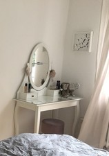 Schminktisch mit Spiegel Ikea Hemnes